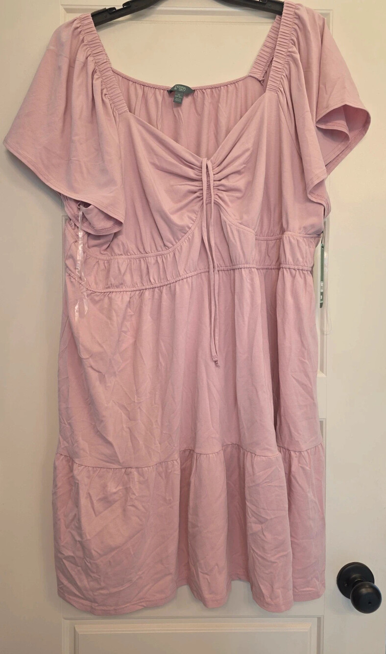 Tiered Mini Dress Plus Size